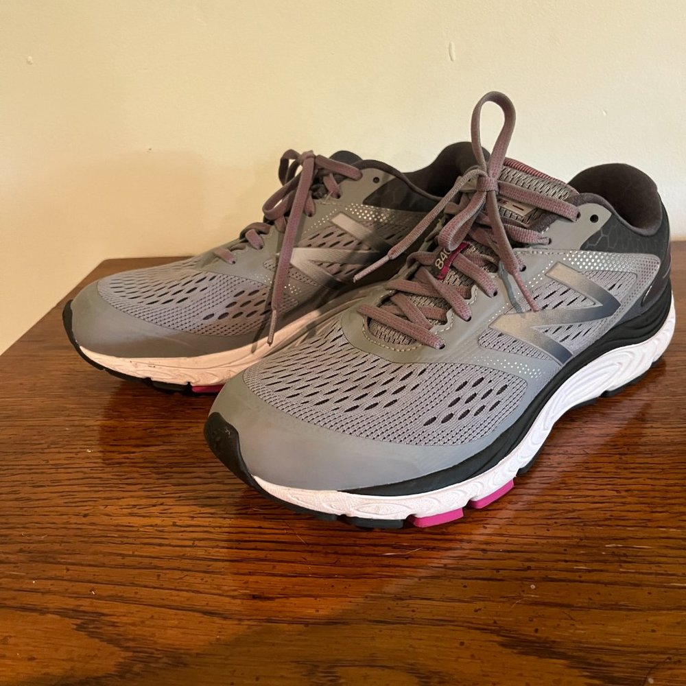 Gray New Balance Gym Shoes, W Size 11